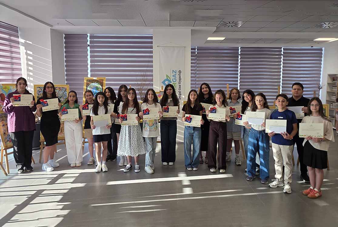 İzmir Doğalgaz’ın geleneksel resim yarışmasında ödüller sahiplerini buldu