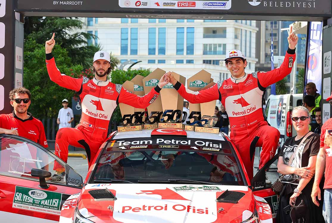 Bursa Rallisi’nde zaferin adı yine Kerem Kazaz