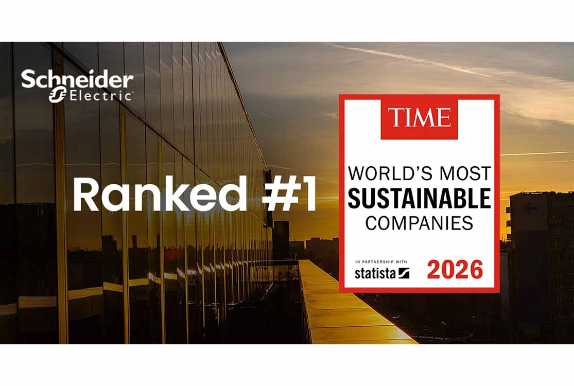Schneider Electric, TIME ve Statista tarafından üst üste üçüncü kez “Dünyanın En Sürdürülebilir Şirketi” seçildi