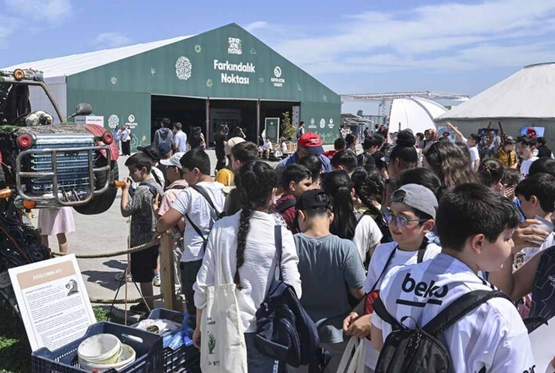 Sıfır Atık Festivali’ne vatandaşlar yoğun ilgi gösterdi
