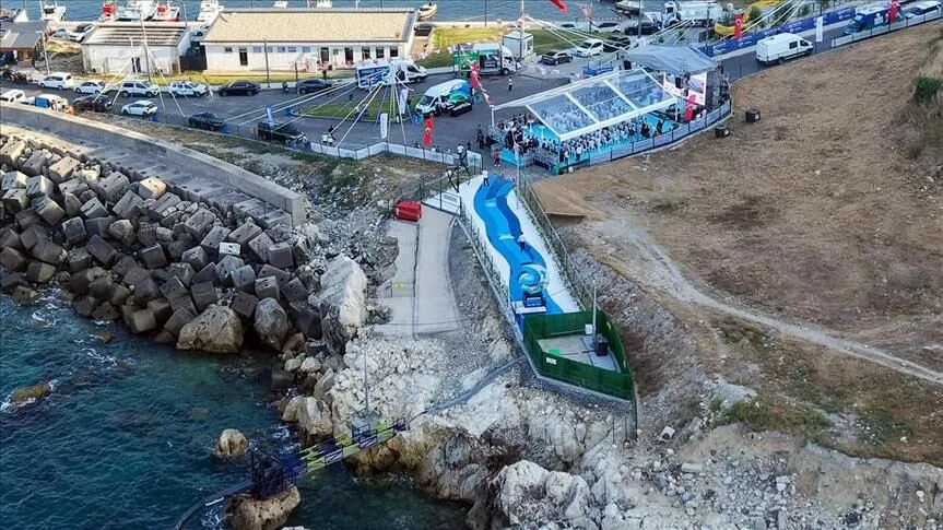 Arnavutköy’de hayata geçirilen Deniz Dalga Enerjisi Elektrik Üretim Alanı tanıtıldı