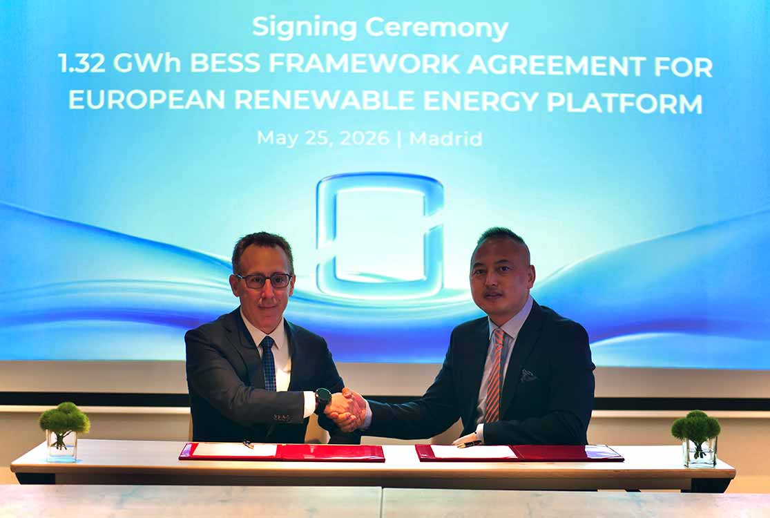 Sungrow, Avrupa’da 1,32 GWh’lik enerji depolama anlaşmasına imza attı